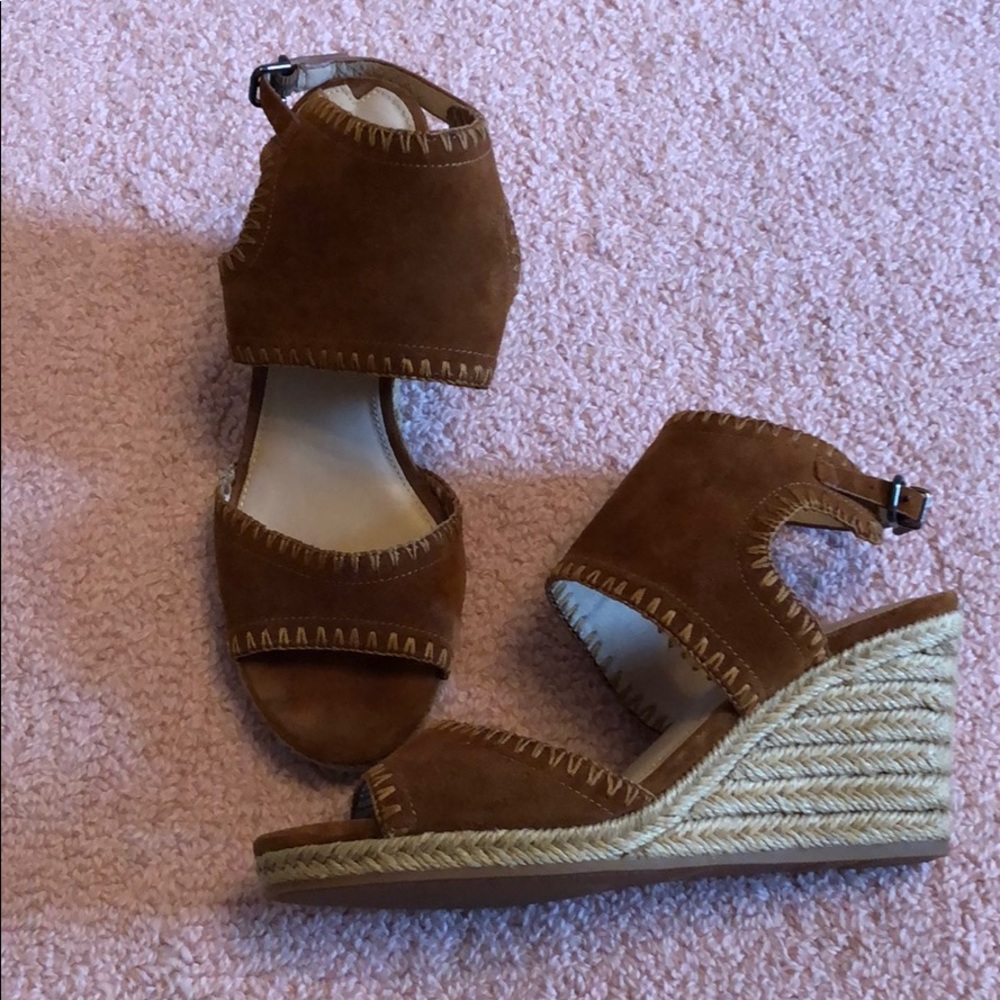 Via Spiga Izett Espadrille Wedge Sandal Size 7.5